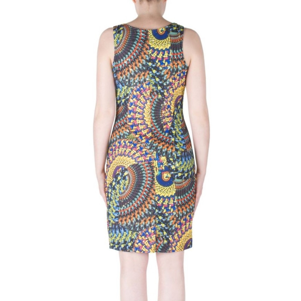Joseph Ribkoff Multicolor Patterned Dress - Picture 6 of 11